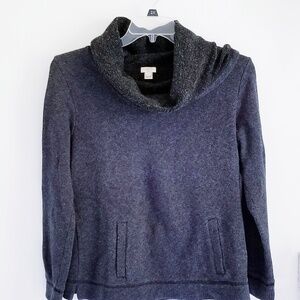 J. Crew  sweatshirt  cowl neck